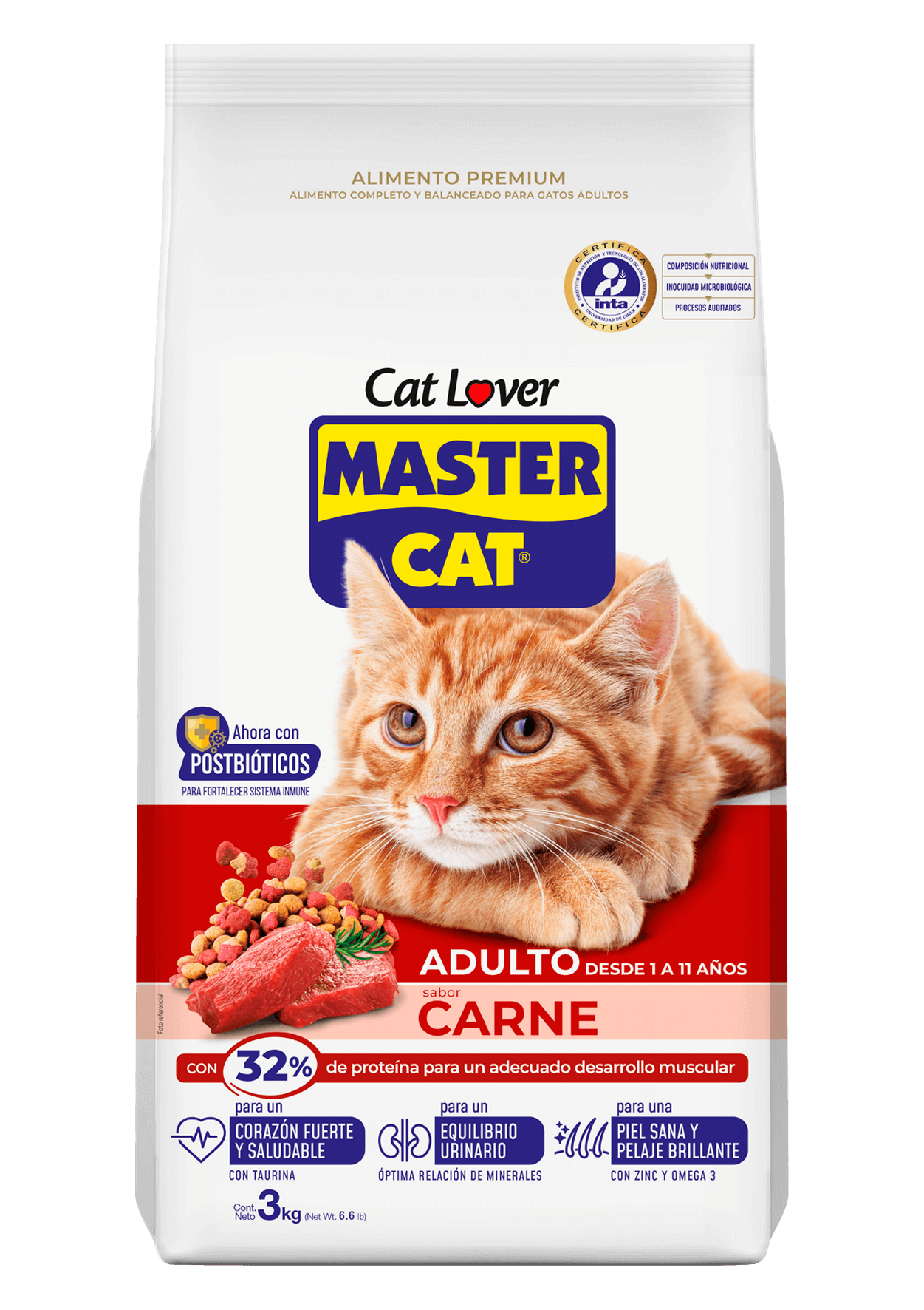 Producto Master Cat certificado por INTA
