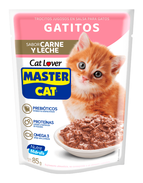 Master Cat Trocitos Jugosos Gatito